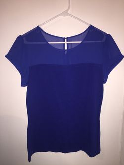 Women’s size L Express blouse. Bright blue