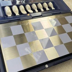 New Magnetic Chess And Backgammon Travel Game, new