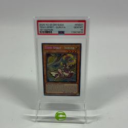 2025 Yugioh Tenyi Spirit- Suruya 52854600 Holofoil English PSA 10