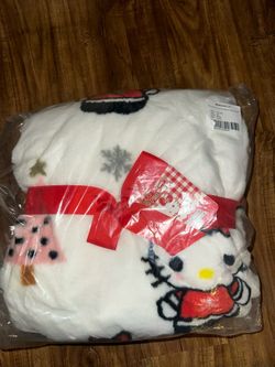 Hello kitty Christmas Faux Fur Blanket 