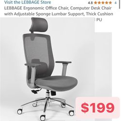 NEW Ergonomic Desk Chair Wheels Mesh Adjustable Lumbar Support Computer Office Gaming Swivel High