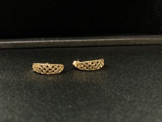14k gold earrings #111922-8 MJ