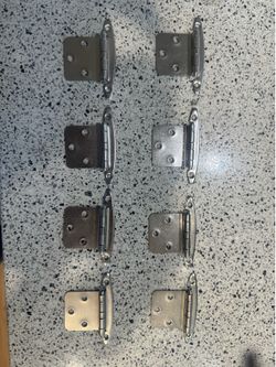 Cabinet hinges no springs