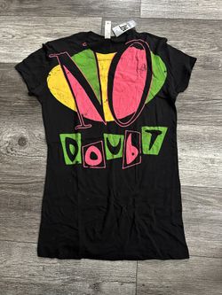 Women’s No Double Neon Retro Shirt Large 