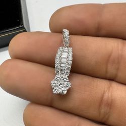White Gold Diamond Pendant 