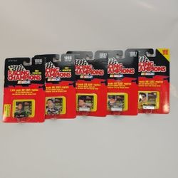 Racing Champions Nascar 1:44 Scale Die Cast 1996 97 Lot Of 5