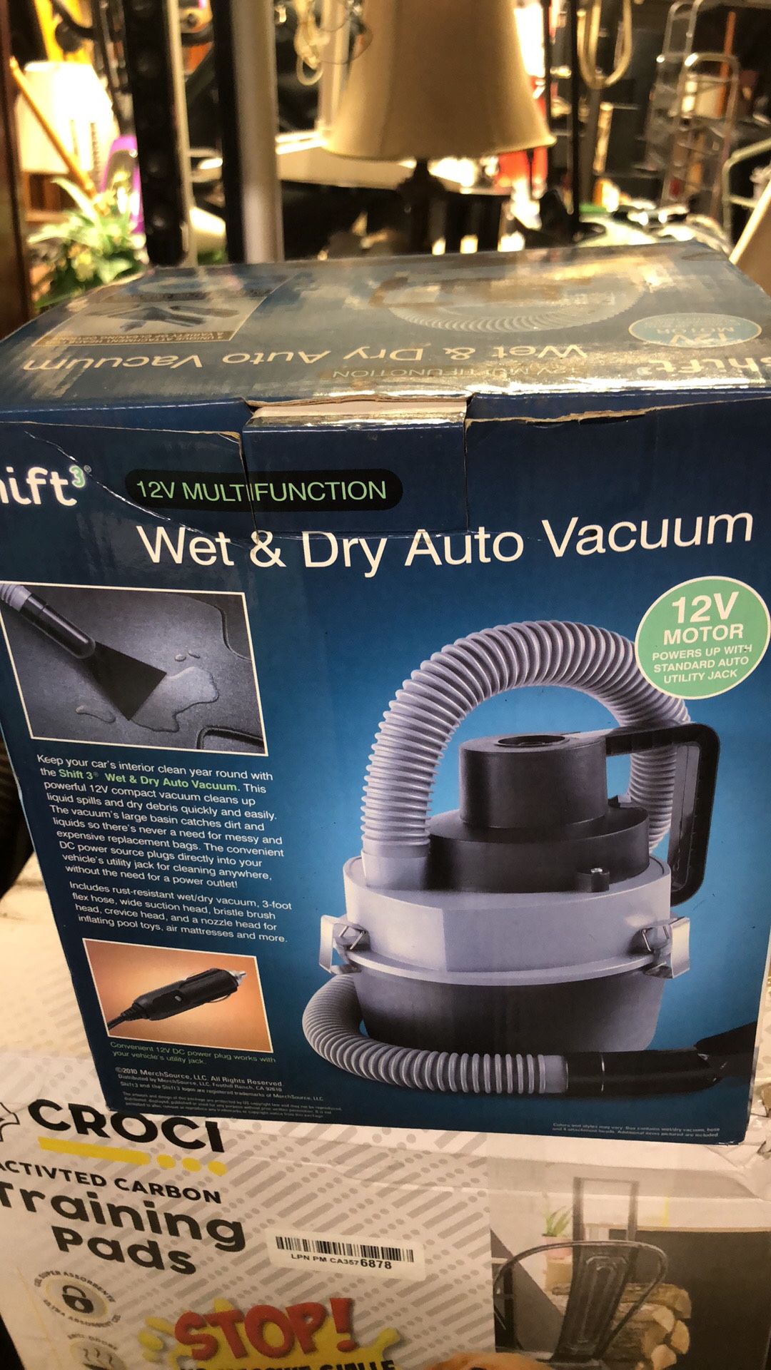 12 V car vacuum