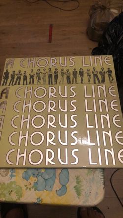 A Chorus Line Vinyl Record 1975 from CBS & A New York Festival Production