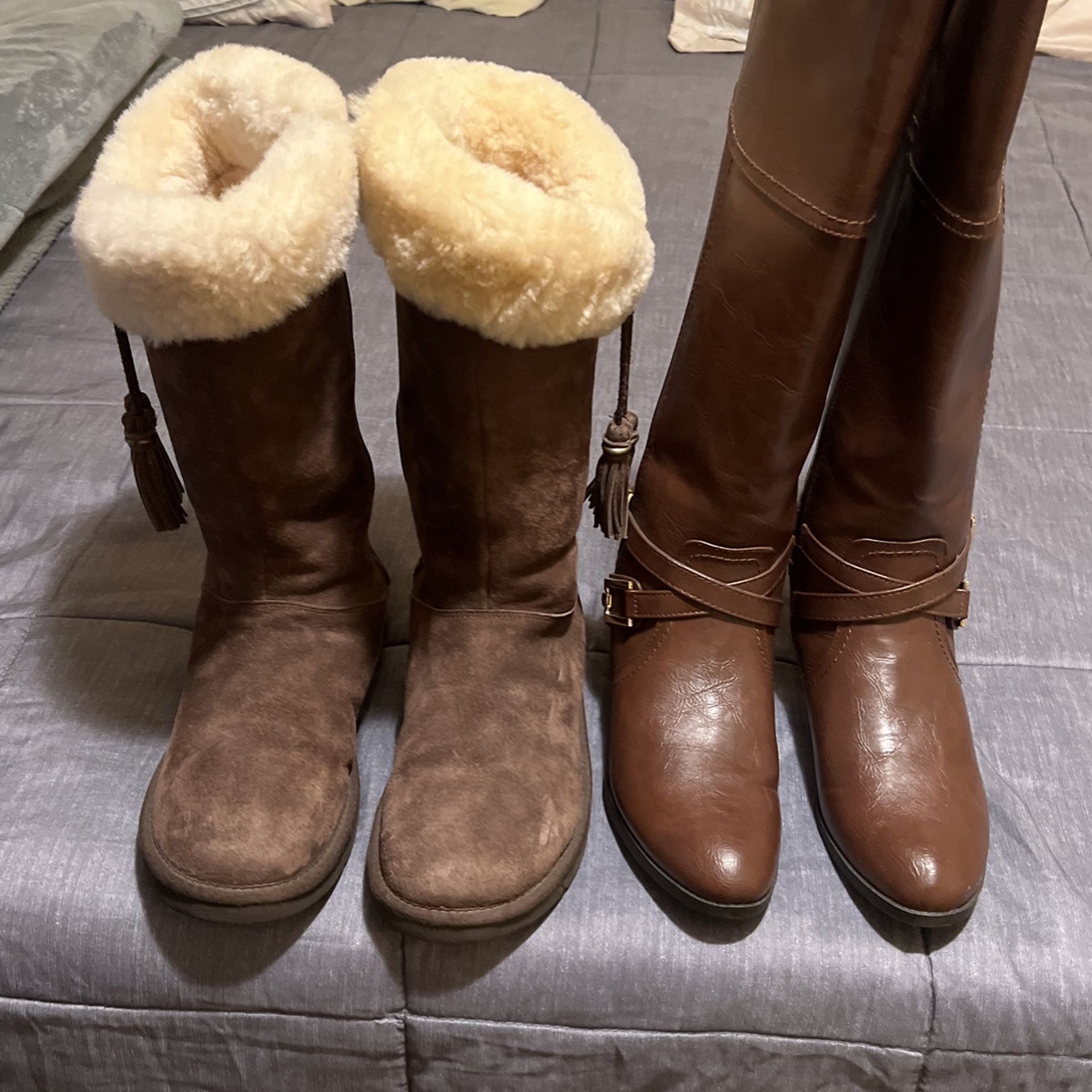 Los 2 Pares Por $90 Sz 8.5 Y 9