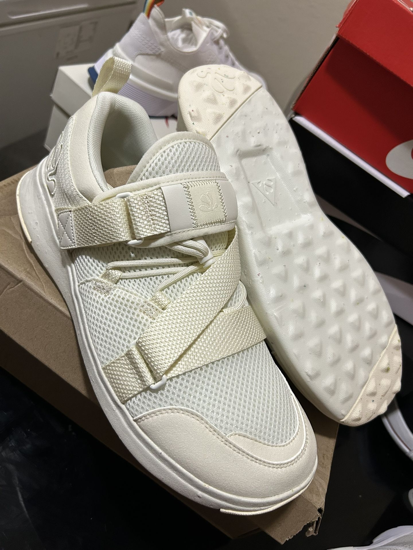 WASTED COLLECTIVE EARTH SHOE 01 SAND WHITE MENS SHOE SZ 12 BRAND NEW/NO BOX
