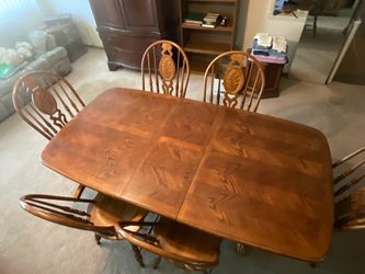 Vintage Dining Table and Chairs