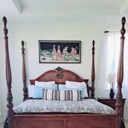 California Bed Frame With Mattress 