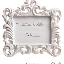 46 Baroque Vintage Style Picture Frame, Place Card Holder,