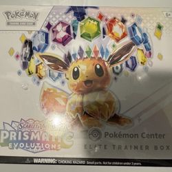 Pokemon TCG Prismatic Evolutions Pokemon Center ETB - Small Tear 
