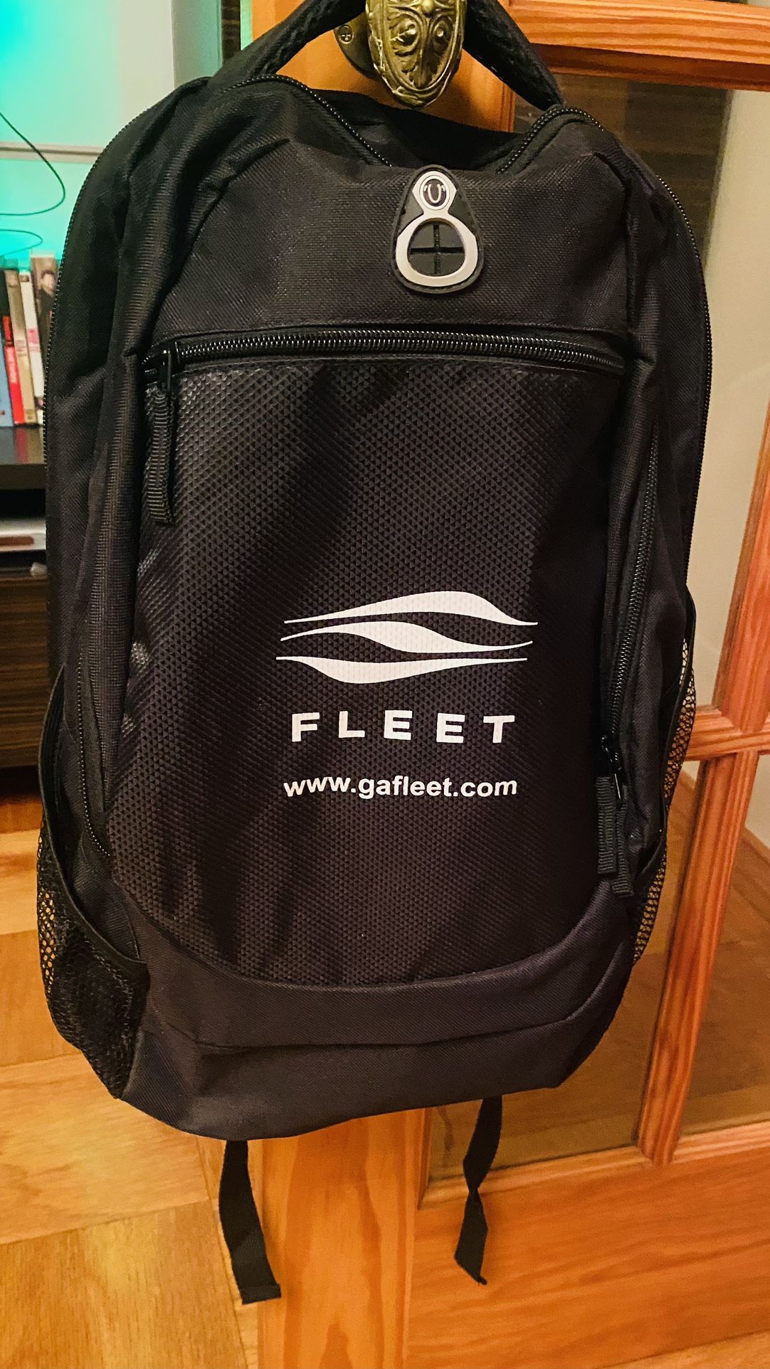 Fleet Black Backpack. Super Light
