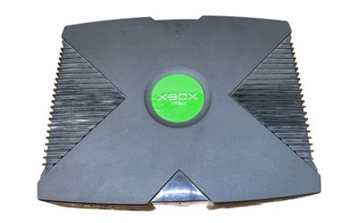 Original Microsoft Xbox Console Black OG Classic For Parts Or Repair