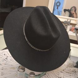 Eddy Bros.Pueblo XX 7.5 Black Cowboy Hat