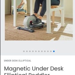 Magnetic Under Desk Elliptical Peddler Exerciser $75