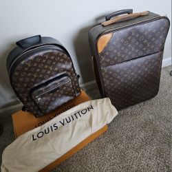 LV Backpack and Luggage Combo 