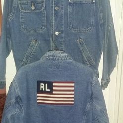 Chaqueta De Mezclilla Marca Polo Unisex Medida S y M a $ 40.00 Por Dos O $ 30.00 Cada Una.