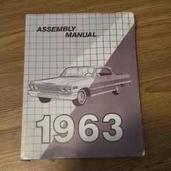 1963 IMPALA  Assembly Manual