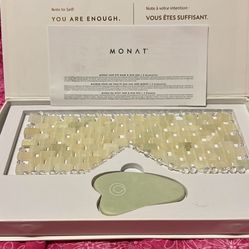 Monat Global Corp. Jade Eye Mask And Gua Sha