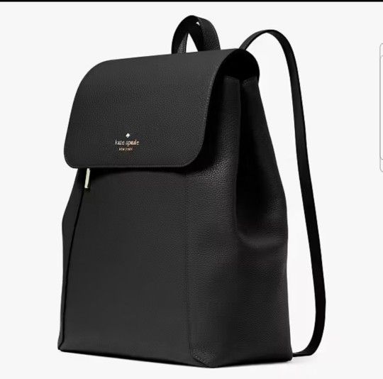 NWOT Kate Spade New York Lena Large Flap Leather Backpack RETAIL $499