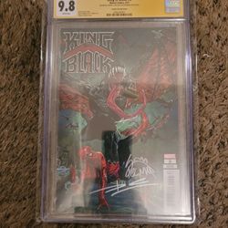 CGC 9.8. Signed  By Donny Cates And Ryan  Stegman  COMIC BOOK  KING in BLACK  #2!!