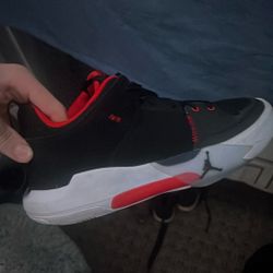 NIKE Jordan One Take 5 Basketball Shoes— US 10 – Black/Red – Lightly Used