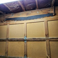 (2) Antique 1800's 2 Man Saws