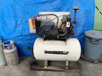 Ingersoll rand 10 hp , 35 cfm horizontal air compressor