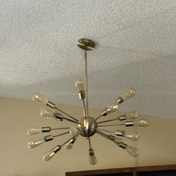 17-light Gold Chandelier 