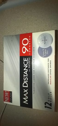 MAX DISTANCE BY MAXFLI GOLF BALLS