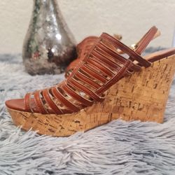 Franco Sarto Strapy Wedge 7