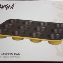 Stoneware Muffin Pan 