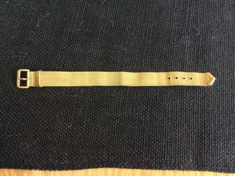 Gold tone mesh bracelet