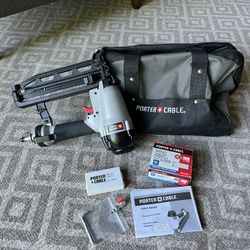 Like New Porter Cable Finish Nailer 16GA + Nails