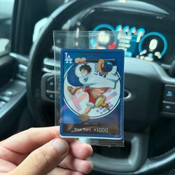 2026 One Piece Dodgers Promo with Hat