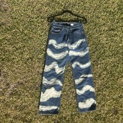 Bleached Levi Jeans 