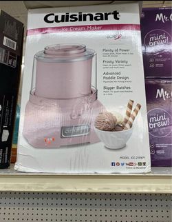 Cuisinart Automatic Frozen Yogurt, Ice Cream & Sorbet Maker - Pink - Ice-21pkp1  : Target