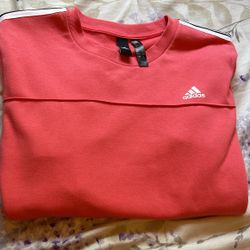Pink Adidas Crew Neck 