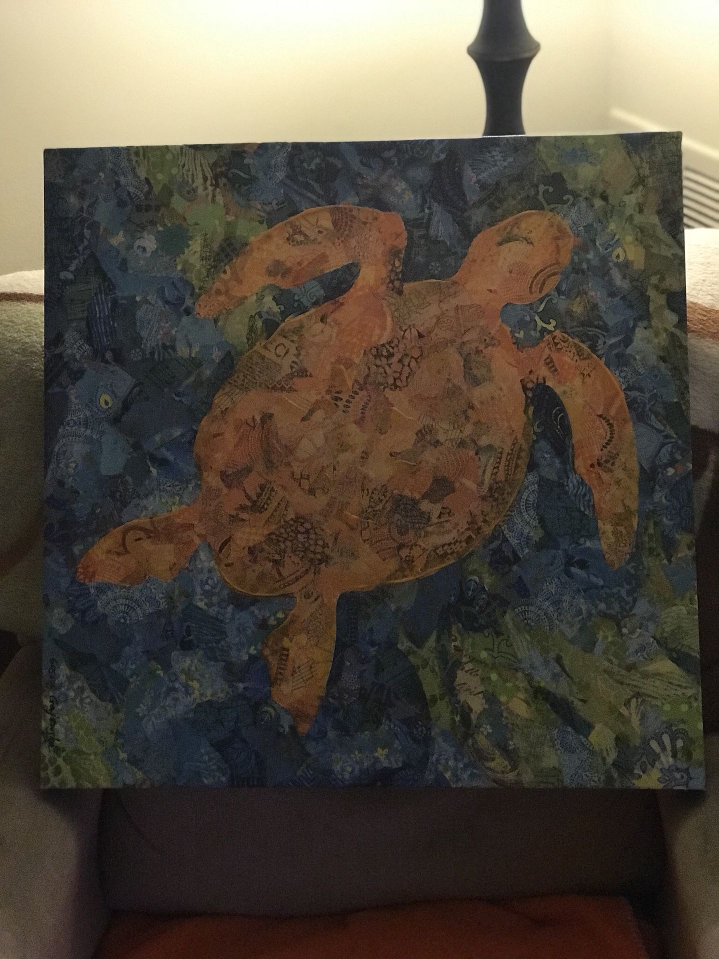 Canvas Painting - Turtle