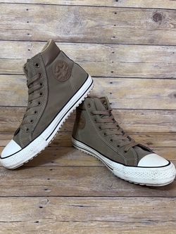 Converse Unisex All Star 149393C Taupe Casual Sneakers Size 8.5 M/ 10.5W