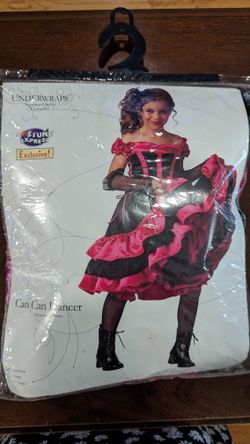 Halloween Costume Can Can Girl