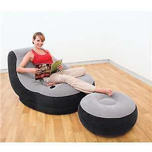 Inflatable Chair With Ottoman