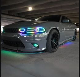 Dodge Charger DRL LED headlight strips 