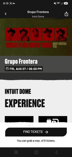 Grupo frontera tickets 8/7/2026