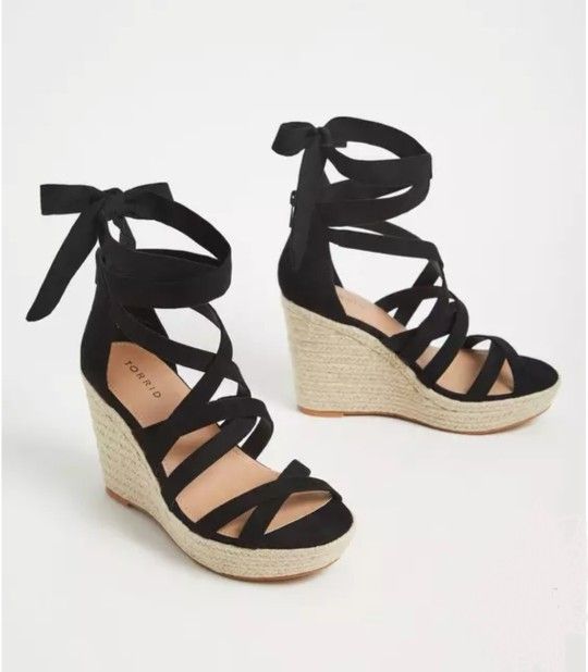 Ankle Wrap Platform Wedge (WW) 