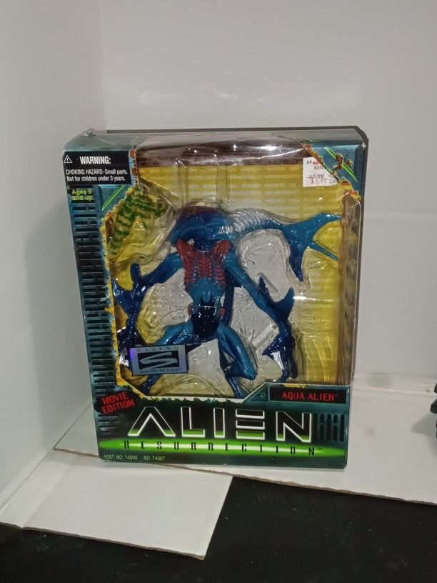 1997 Alien Resurrection Aqua Alien Movie Edition Figure New