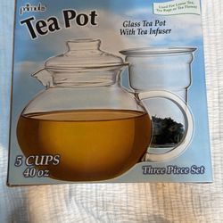 Glass Tea Pot With Tea Infusers